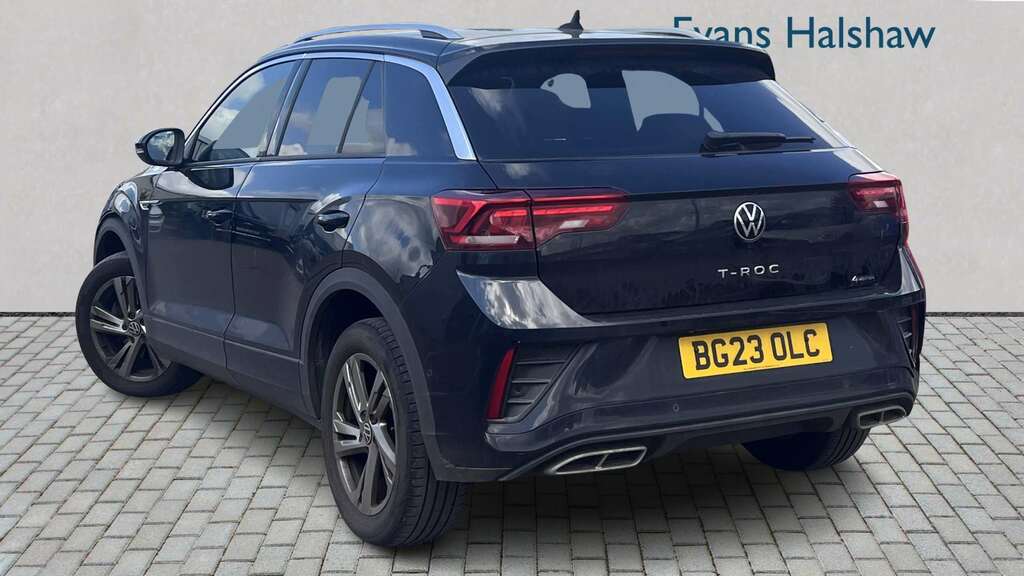 Volkswagen T-Roc 2.0 Tsi 4Motion R-line Dsg 2023 BG23OLC Black #2