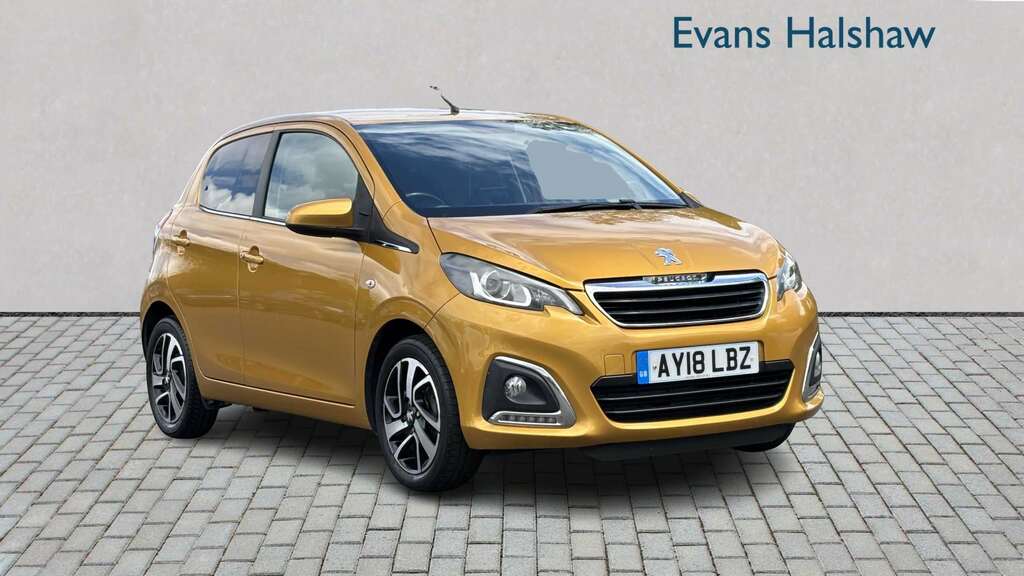 Peugeot 108 1.2 Puretech Allure 2018 Yellow