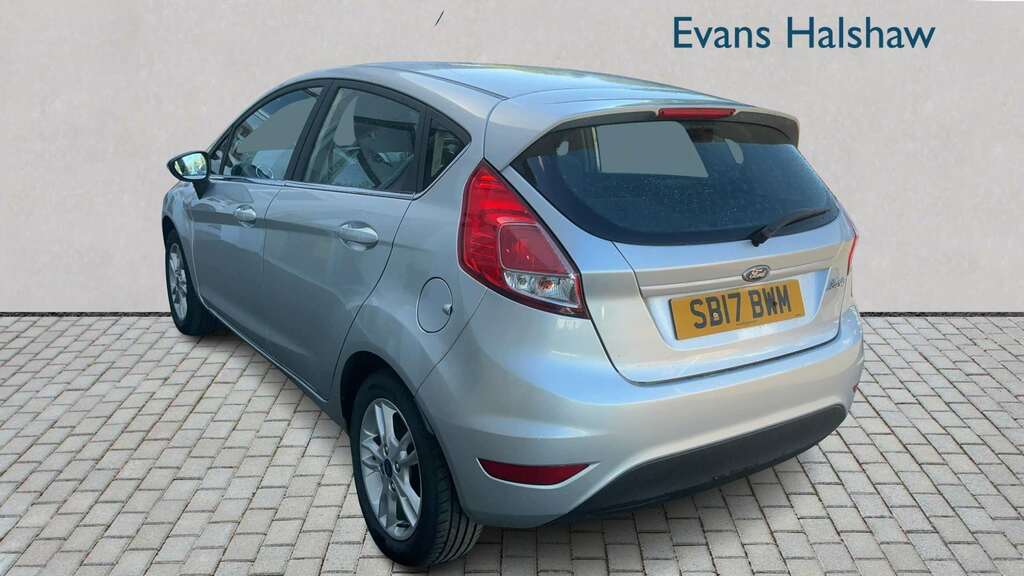 Ford Fiesta 1.25 82 Zetec 2017 SB17BWM Silver #2