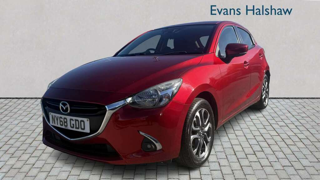 Mazda 2 1.5 Sport Nav 2018 NY68GDO Red #3