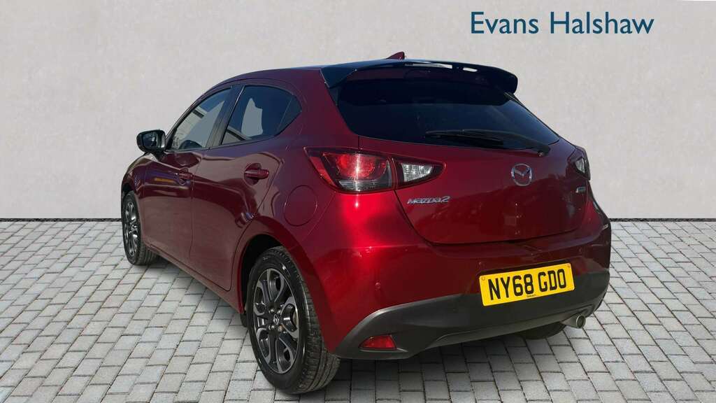 Mazda 2 1.5 Sport Nav 2018 NY68GDO Red #5