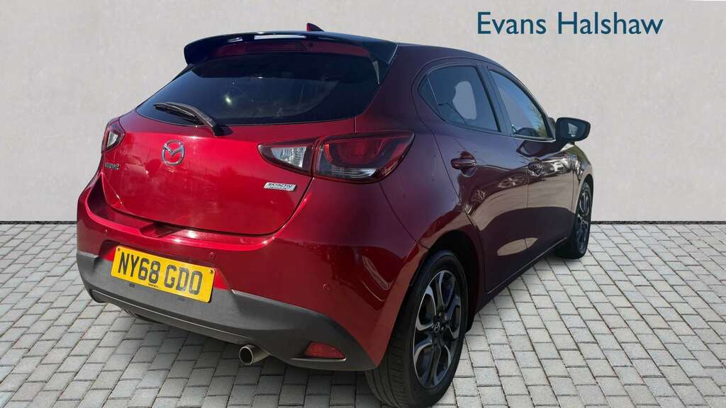 Mazda 2 1.5 Sport Nav 2018 NY68GDO Red #6