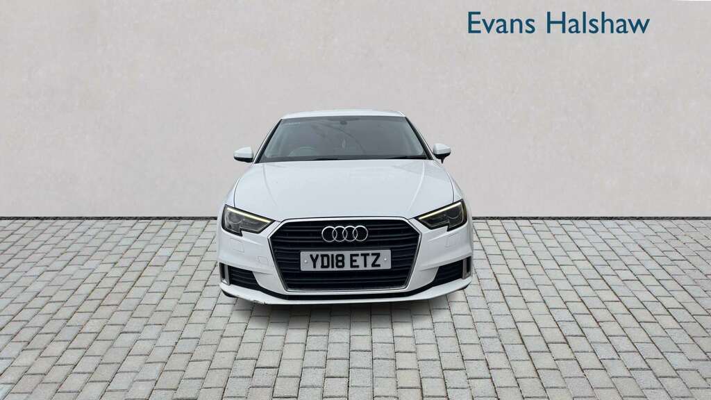 Audi A3 1.0 Tfsi Sport Tech Pack 2018 YD18ETZ White #2