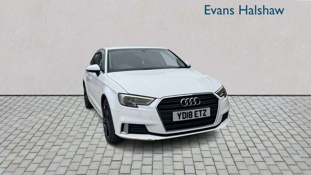 Audi A3 1.0 Tfsi Sport Tech Pack 2018 White
