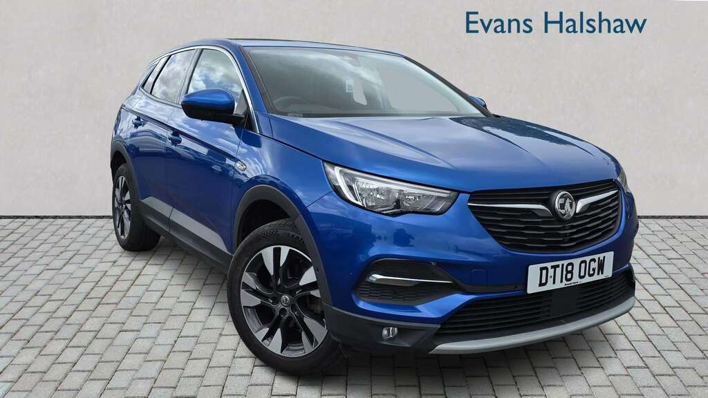 Vauxhall Grandland X 1.2 Turbo Sport Nav 2018 Blue