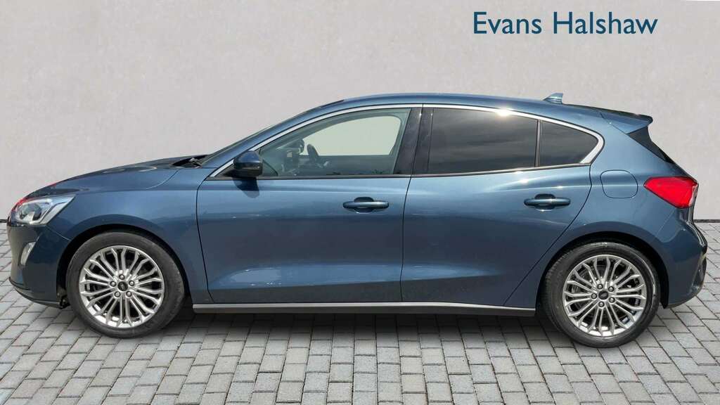 Ford Focus 1.5 Ecoblue 120 Titanium X 2019 LK68OGL Blue #4