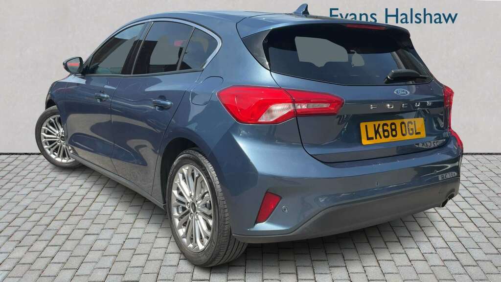 Ford Focus 1.5 Ecoblue 120 Titanium X 2019 LK68OGL Blue #3