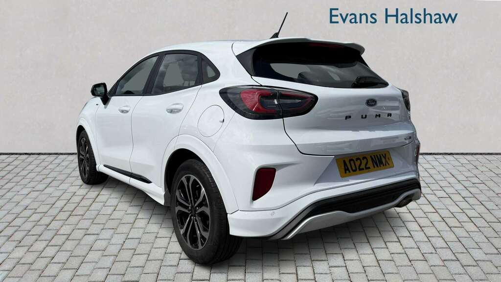 Ford Puma 1.0 Ecoboost Hybrid Mhev St-line Dct 2022 AO22NMX White #4