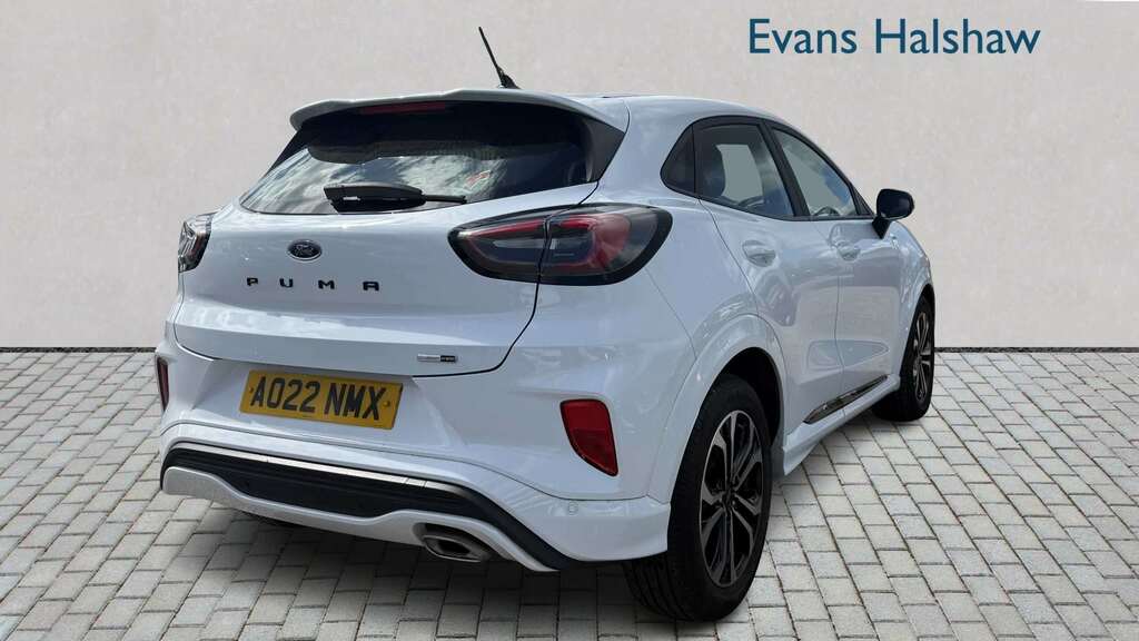 Ford Puma 1.0 Ecoboost Hybrid Mhev St-line Dct 2022 AO22NMX White #5