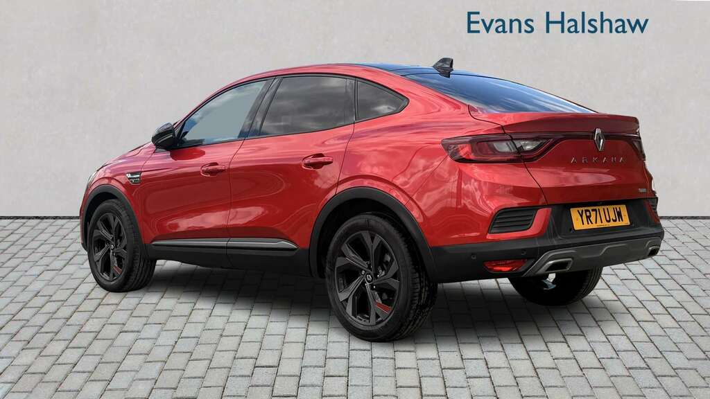 Renault Arkana 1.6 E-tech Hybrid 145 R.s. Line 2021 YR71UJW Red #2