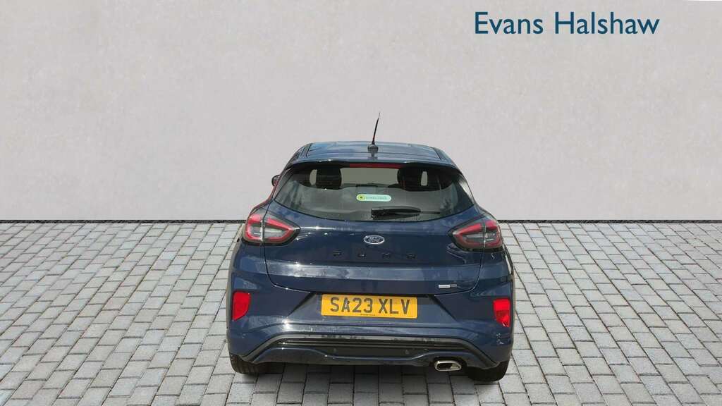 Ford Puma 1.0 Ecoboost Hybrid Mhev St-line Dct 2023 SA23XLV Blue #4
