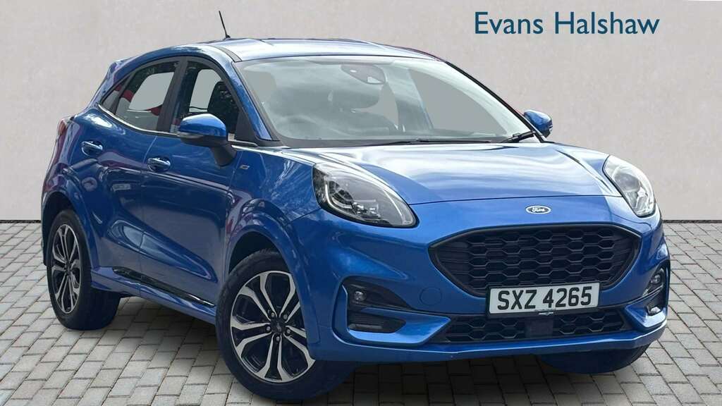 Ford Puma 1.0 Ecoboost Hybrid Mhev St-line Dct 2023 SXZ4265 Blue