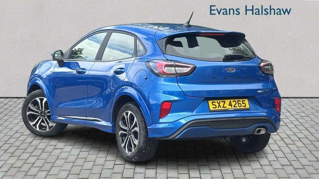 Ford Puma 1.0 Ecoboost Hybrid Mhev St-line Dct 2023 SXZ4265 Blue #2