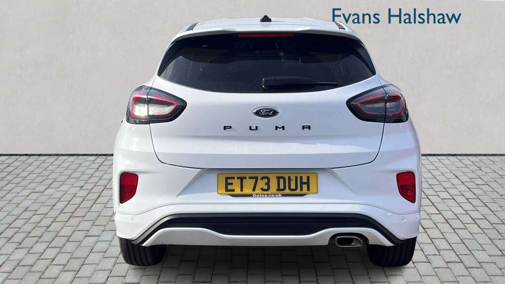 Ford Puma 1.0 Ecoboost Hybrid Mhev St-line Dct 2024 ET73DUH White #4