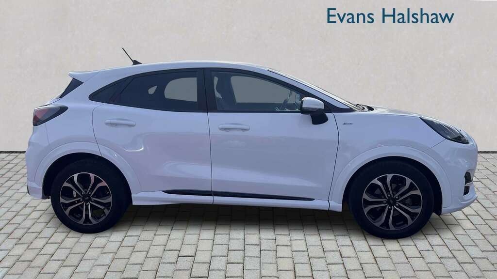 Ford Puma 1.0 Ecoboost Hybrid Mhev St-line Dct 2024 ET73DUH White #5