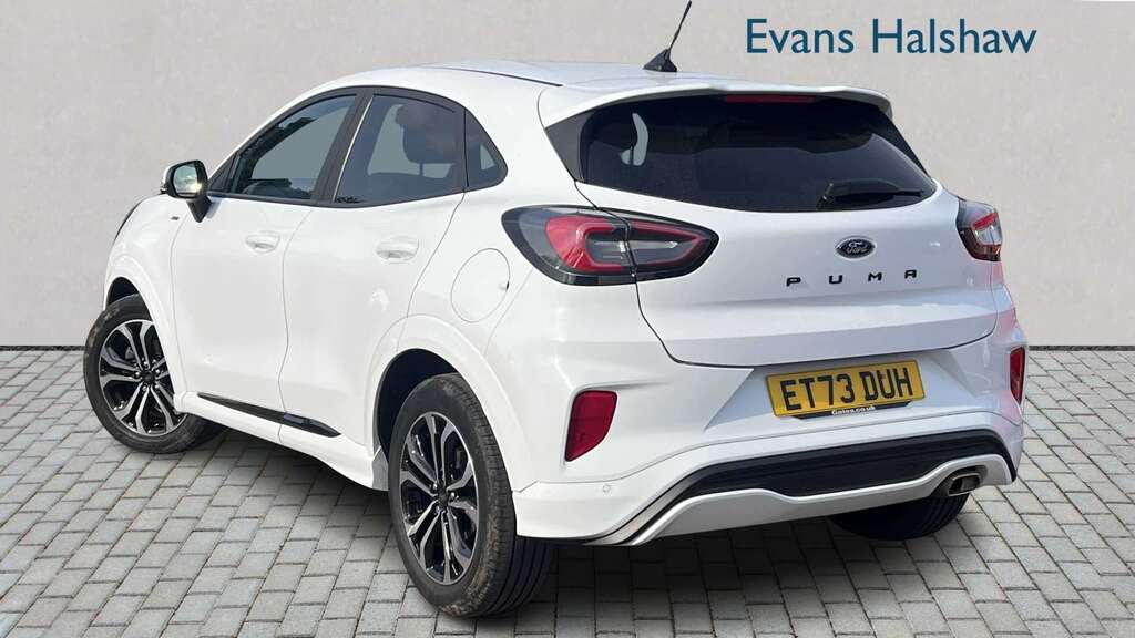 Ford Puma 1.0 Ecoboost Hybrid Mhev St-line Dct 2024 ET73DUH White #2
