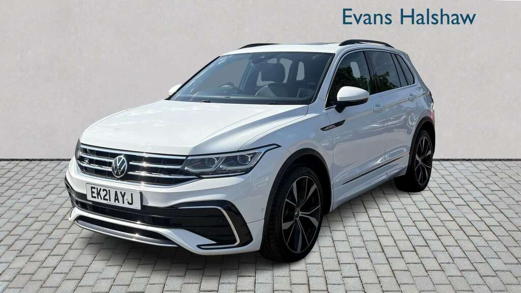 Volkswagen Tiguan 2.0 Tdi 4Motion R-line Dsg 2021 EK21AYJ White #3