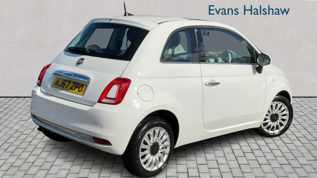 Fiat 500 1.2 Lounge 2017 NJ67ZPO White #2