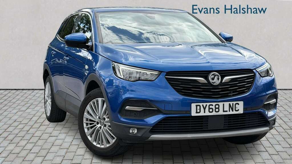 Vauxhall Grandland X 1.2 Turbo Sport Nav 2018 Blue