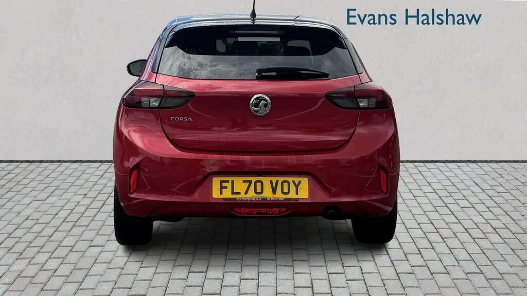 Vauxhall Corsa 1.2 Turbo Elite Nav Premium 2020 FL70VOY Red #4