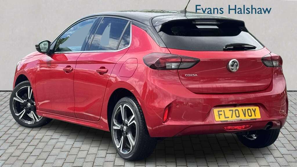 Vauxhall Corsa 1.2 Turbo Elite Nav Premium 2020 FL70VOY Red #2