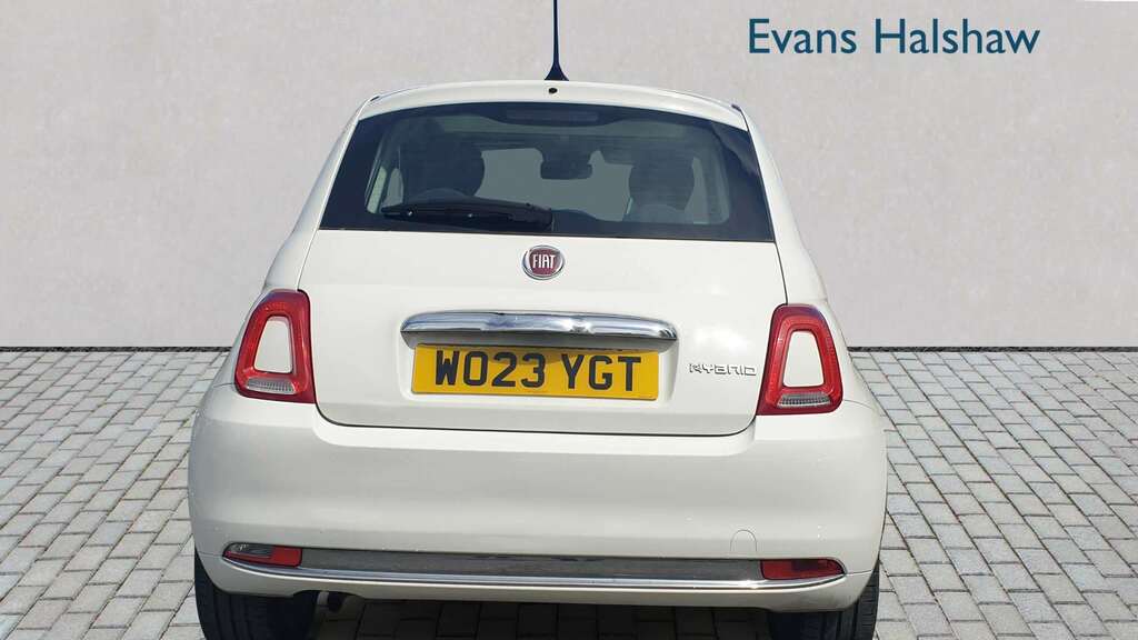 Fiat 500 1.0 Mild Hybrid 2023 WO23YGT White #3