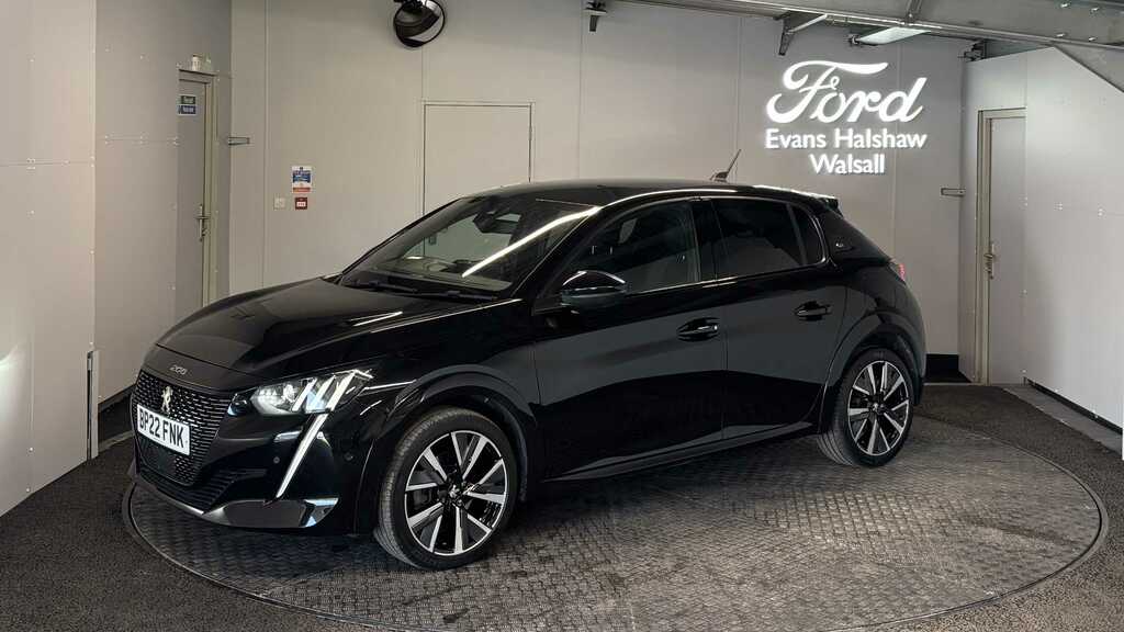 Peugeot 208 1.2 Puretech 100 Gt 2022 BP22FNK Black #3