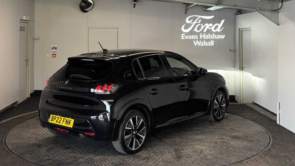 Peugeot 208 1.2 Puretech 100 Gt 2022 BP22FNK Black #5