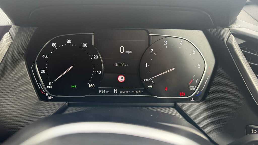 BMW 1 Series 118I M Sport 2020 MV70FDZ Black #6