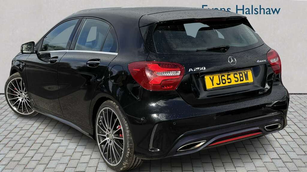 Mercedes-Benz A Class A250 4Matic Amg Premium 2016 YJ65SBW Black #2