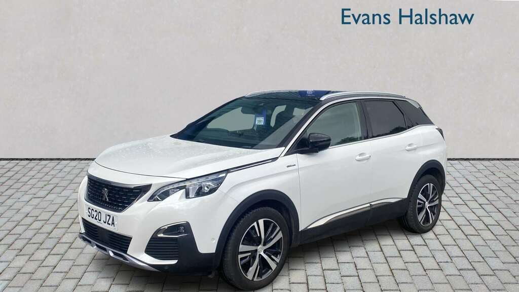 Peugeot 3008 1.2 Puretech Gt Line Eat8 2020 SG20JZA White #2