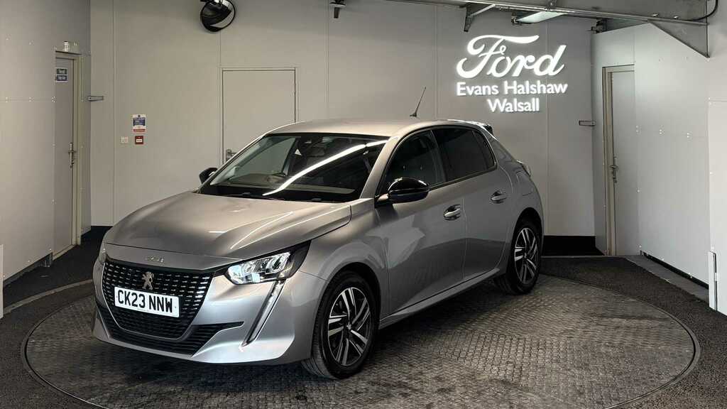 Peugeot 208 1.2 Puretech 100 Allure Premium Eat8 2023 CK23NNW Grey #3