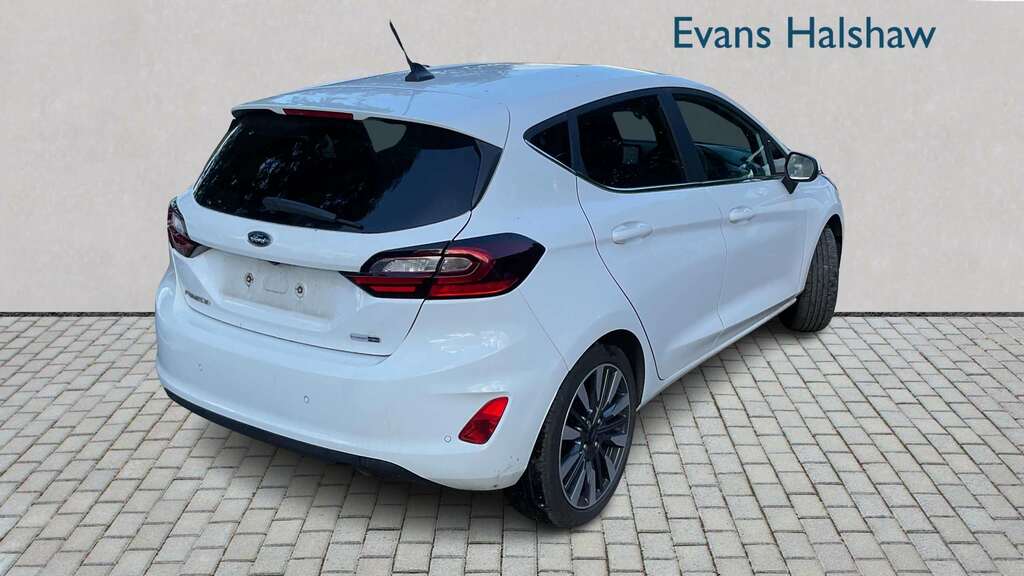 Ford Fiesta 1.0 Ecoboost Hbd Mhev 125 Titanium X 2023 ME72DKD White #6
