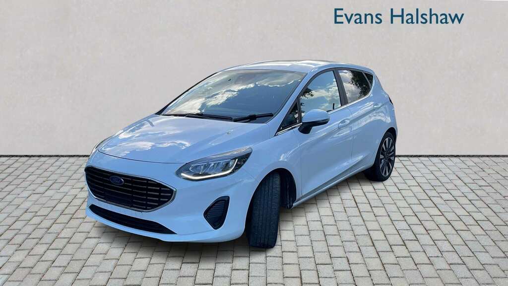 Ford Fiesta 1.0 Ecoboost Hbd Mhev 125 Titanium X 2023 ME72DKD White #2