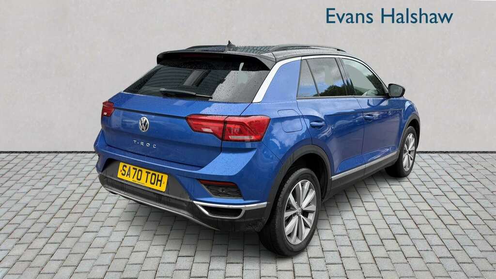 Volkswagen T-Roc 1.5 Tsi Evo Design 2020 SA70TOH Blue #4