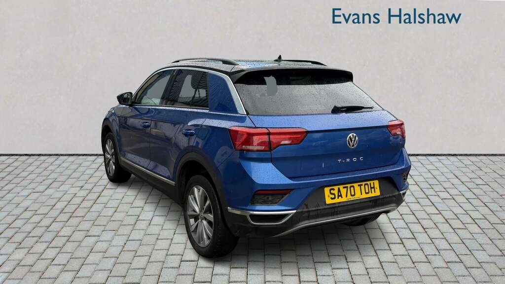 Volkswagen T-Roc 1.5 Tsi Evo Design 2020 SA70TOH Blue #3