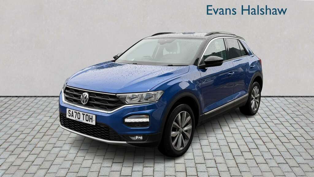 Volkswagen T-Roc 1.5 Tsi Evo Design 2020 SA70TOH Blue #2
