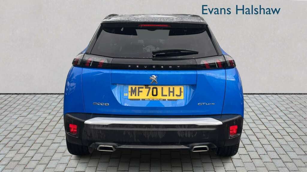 Peugeot 2008 1.2 Puretech 130 Gt Line Eat8 2020 MF70LHJ Blue #4