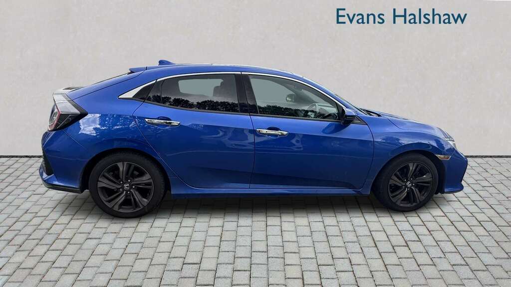 Honda Civic 1.5 Vtec Turbo Prestige 2018 Blue #4