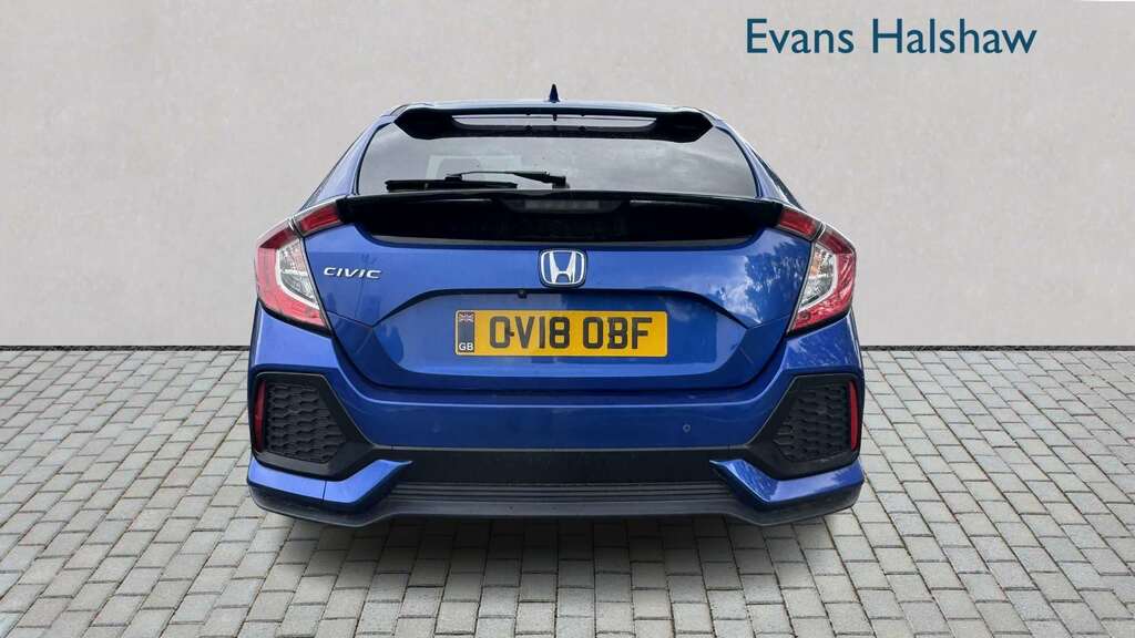 Honda Civic 1.5 Vtec Turbo Prestige 2018 Blue #3