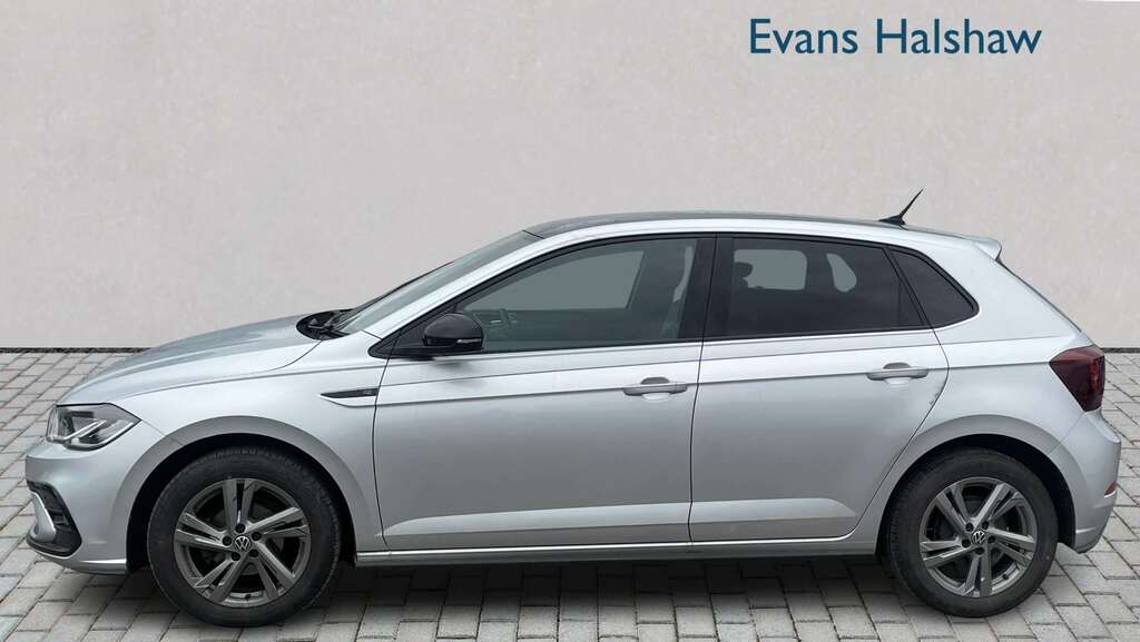 Volkswagen Polo 1.0 Tsi R-line Dsg 2023 SJ72JYE Silver #3