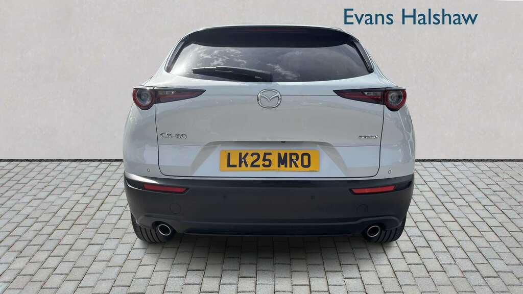 Mazda CX-30 2.5 E-skyactiv G Mhev 140 Exclusive-line 202 LK25MRO White #4