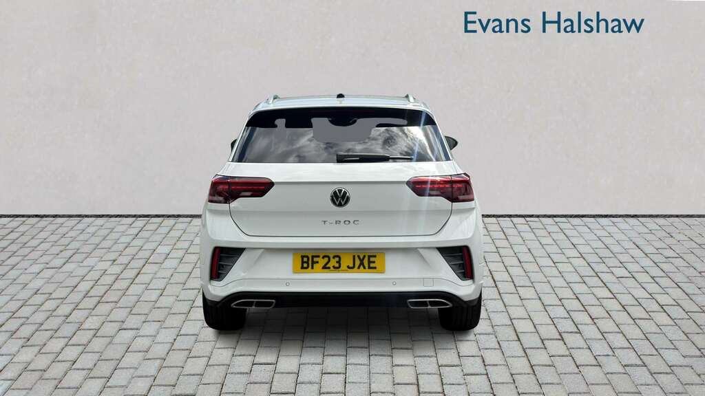 Volkswagen T-Roc 1.5 Tsi R-line Dsg 2023 BF23JXE White #5