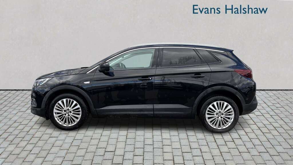 Vauxhall Grandland X 1.5 Turbo D Tech Line Nav 2018 VN18JDU Black #3