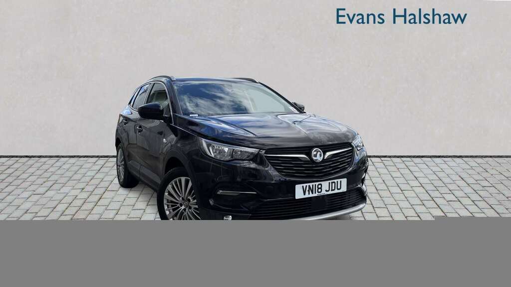 Vauxhall Grandland X 1.5 Turbo D Tech Line Nav 2018 Black