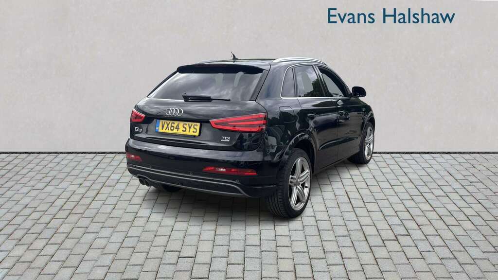 Audi Q3 2.0 Tdi 177 Quattro S Line Plus 2014 VX64SYS Black #4