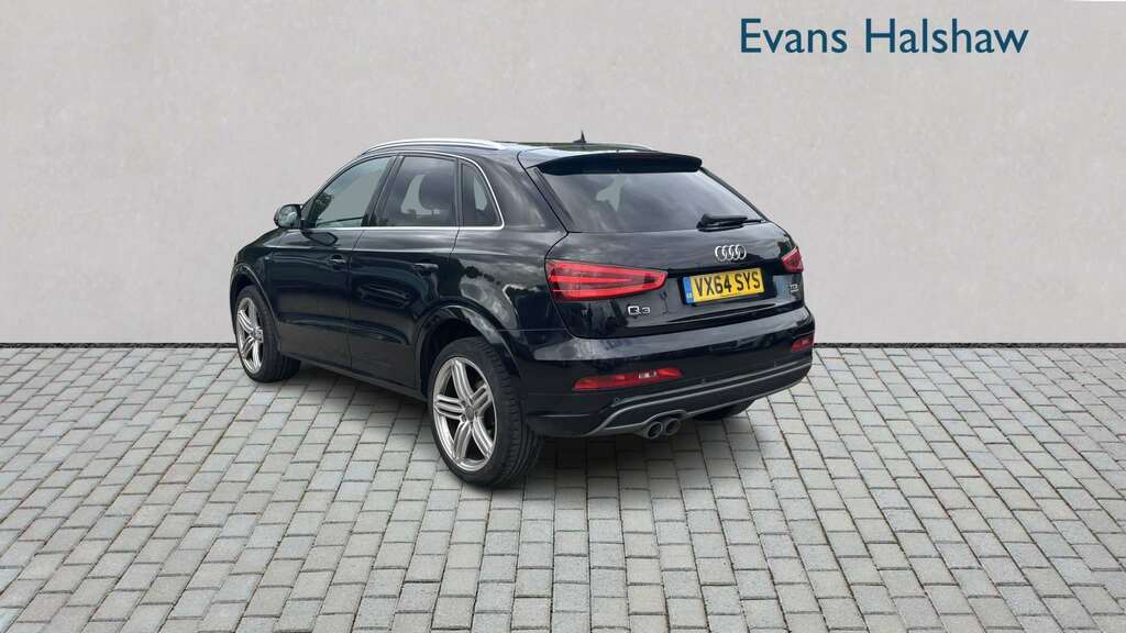 Audi Q3 2.0 Tdi 177 Quattro S Line Plus 2014 VX64SYS Black #3