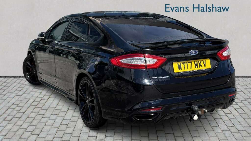 Ford Mondeo 2.0 Tdci 180 St-line X Powershift 2017 WT17WKV Black #2