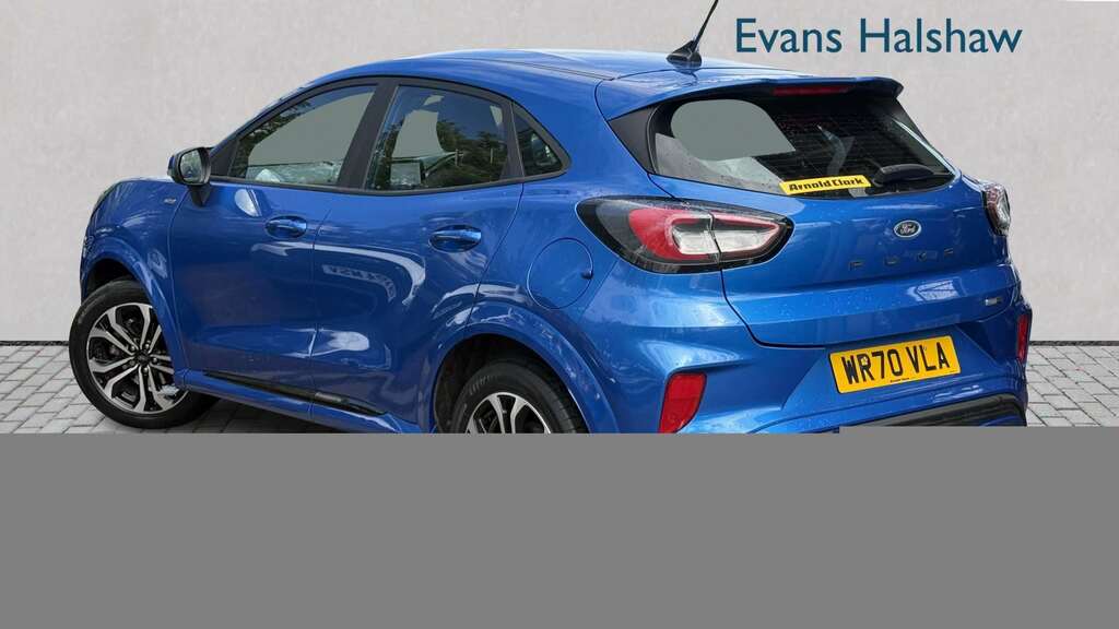 Ford Puma 1.0 Ecoboost Hybrid Mhev 155 St-line 2020 WR70VLA Blue #2