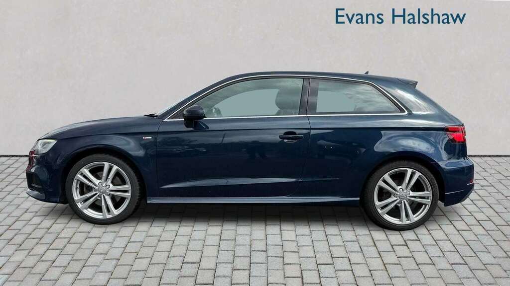 Audi A3 2.0 Tfsi Quattro S Line S Tronic 2017 KX17URU Blue #4